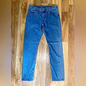 Levi's 501 Original Fit Straight Leg Button Fly Jeans~size 30